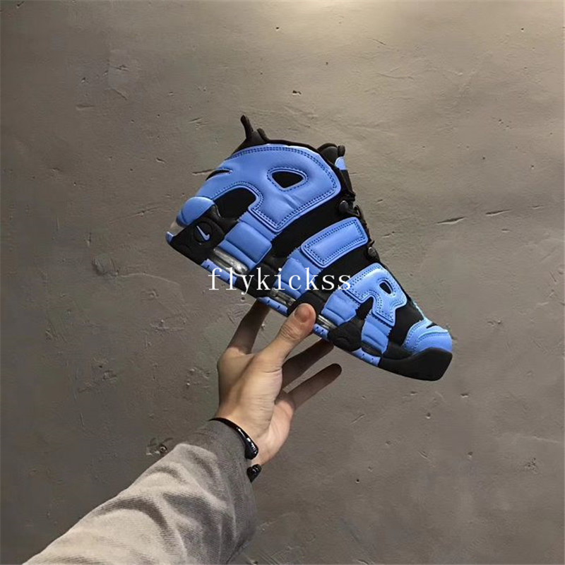 Nike Air More Uptempo Blue Black